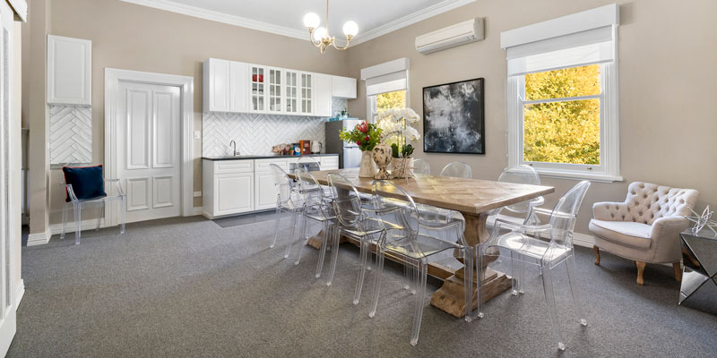 The Dining Room with Kitchenette